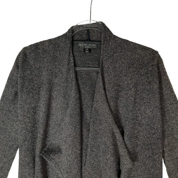 Barefoot Dreams Calypso Cardigan CozyChic Ultra Lite Long Open Brown Sz S M - Picture 3 of 10